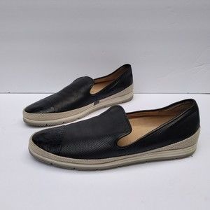 VANELI Sport Qalila Platform Loafers sz 11 Black Nappa Perforated Sneaker ($135)